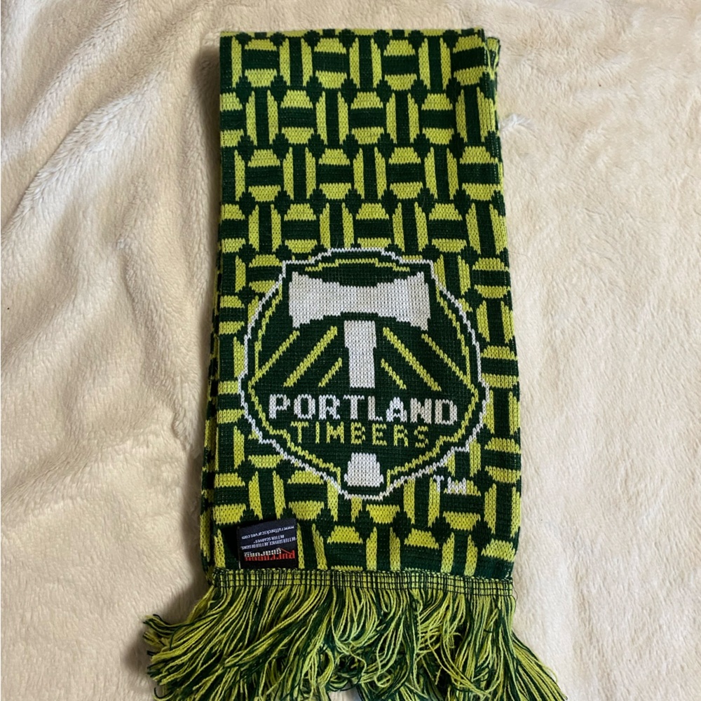Portland Timbers Soccer Green Scarf